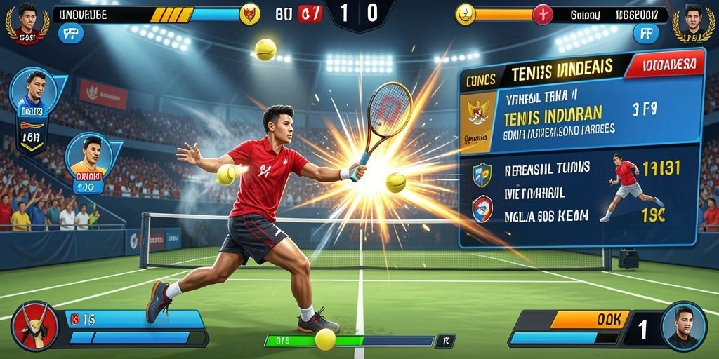 Screenshot JTBLUE menampilkan karakter utama dalam aksi.